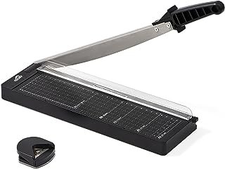 ISDIR Paper Cutter 12 Cut Length Paper Trimmer, Guillotine Trimmer with 10 Sheet Capacity Paper Cutting Board - HD Photos